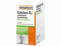 PZN-DE 10409977, Calcium D3 ratiopharm Kautabletten Inhalt: 100 St