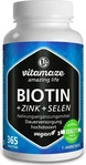PZN-DE 12580505, Biotin 10 mg hochdosiert + Zink + Selen Tabletten Inhalt: 91.25 g,