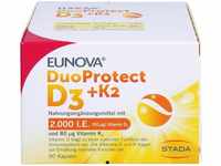 PZN-DE 14133549, Eunova Duoprotect D3 + K2 2000 I.E. / 80 µg Kapseln Inhalt: 21.3 g,
