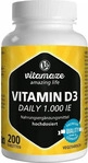 PZN-DE 16018657, Vitamin D3 1.000 I.E. daily vegetarisch Tabletten Inhalt: 50 g,