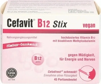 PZN-DE 16333270, Cefavit B12 Stix Granulat Inhalt: 45 g, Grundpreis: &euro; 203,11 /