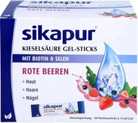 PZN-DE 14409810, Sikapur Kiesels&auml;ure Gel-Sticks rote Beeren Inhalt: 450 ml,