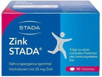 PZN-DE 17579234, Zink STADA 25 mg Tabletten Inhalt: 22.5 g, Grundpreis: &euro; 355,56
