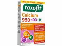 PZN-DE 17877517, Taxofit Calcium 950 + D3 + K Tabletten Inhalt: 79.1 g, Grundpreis: