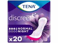 PZN-DE 16169617, TENA discreet Normal Night Einlagen bei Inkontinenz Inhalt: 20 St