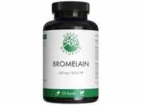 PZN-DE 18497627, Green Naturals Bromelain 500 mg vegan mit 5000 Fip Kapseln Inhalt: