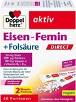 PZN-DE 18390639, Doppelherz Eisen-Femin Direct Pellets Inhalt: 66 g, Grundpreis: