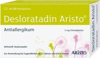 PZN-DE 11294312, Desloratadin Aristo Antiallergikum 5 mg Filmtabletten Inhalt: 50 St