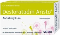 PZN-DE 11294329, Desloratadin Aristo Antiallergikum 5 mg Filmtabletten Inhalt: 100 St