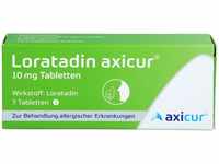 PZN-DE 14293750, Loratadin axicur 10 mg Tabletten Inhalt: 7 St