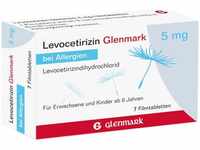 PZN-DE 16202970, Levocetirizin Glenmark 5 mg Filmtabletten Inhalt: 7 St