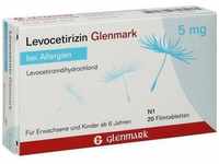 PZN-DE 03343048, Levocetirizin Glenmark 5 mg Filmtabletten Inhalt: 20 St