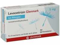 PZN-DE 03343054, Levocetirizin Glenmark 5 mg Filmtabletten Inhalt: 50 St