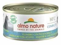 Sparpaket: 12x70g Almo Nature HFC Complete Makrele mit Süßkartoffel...