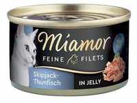 6x100g Skipjack Thunfisch in Jelly Feine Filets Miamor Nassfutter für Katzen +...