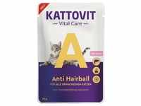 24x85g Kattovit Vital Care Anti Hairball mit Lachs Katzenfutter nass