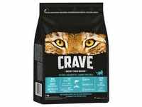 2,8kg Crave Crave mit Lachs & Weißfisch Katzenfutter trocken
