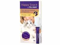 30 Sticks (ca. 450 g) Feliway Happy Snack mit Huhn Ergänzungsfutter Katze