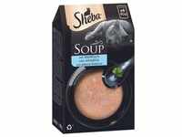 40x 40g Multipack Sheba Classic Soup Frischebeutel mit Weißfisch Katzenfutter nass