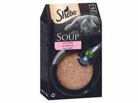 40x 40g Multipack Sheba Classic Soup Frischebeutel mit Lachs Katzenfutter nass