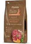 Fitmin dog Purity Adult Getreidefrei Rind - 12 kg (Hundefutter), Grundpreis:...