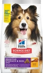 Hill's Science Plan Sensitive Stomach & Skin Adult 1+ Medium mit Huhn - 14 kg