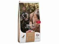 Sparpaket: 2x12,5kg MERA pure sensitive Senior Truthahn & Reis Hundefutter trocken