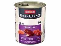6 x 800 g animonda GranCarno Original Adult Rind & Lamm Hundefutter nass