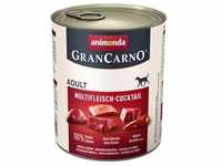 6 x 800 g animonda GranCarno Original Adult Multifleisch-Cocktail Hundefutter nass