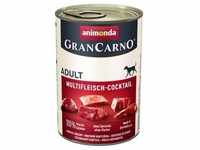 6 x 400 g animonda GranCarno Original Adult Multifleisch-Cocktail Hundefutter nass