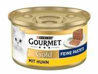 12 x 85g Feine Pastete Huhn Gourmet Gold Katzenfutter nass