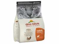 2kg mit Truthahn & Reis Almo Nature Holistic Katzenfutter trocken