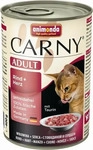 animonda Carny Adult 6 x 400 g - Rind & Herz (Katzenfutter), Grundpreis: &euro; 3,66