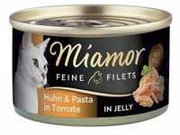 6x100g Miamor Feine Filets Huhn & Pasta Katzenfutter nass