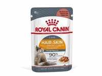 12x 85g Royal Canin Hair & Skin Care in Soße Katzenfutter nass