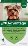 Advantage 40 f&uuml;r Hunde, bis 4 kg - 4 Pipetten x 0,4 ml (Hundefutter), Grundpreis: