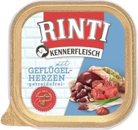 RINTI Kennerfleisch 9 x 300 g - Gefl&uuml;gelherzen (Hundefutter), Grundpreis:...