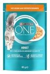 52x 85g Huhn/grüne Bohnen PURINA One Adult Katzenfutter nass 52x 85g Huhn/grüne Bohnen PURINA One Adult Katzenfutter nass