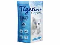 3x 5l Tigerino Crystals bunte Katzenstreu - Sensitive, parfümfrei blau