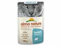 6 x 70 g Almo Nature Holistic Urinary Help mit Fisch Katzennassfutter