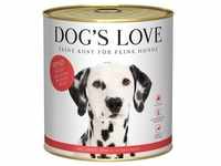 6x 800g Dog ́s Love Adult Rind Hundefutter nass