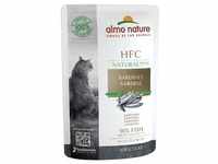 6 x 55 g Almo Nature HFC Natural Plus Sardinen Katzennassfutter