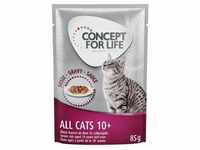 24x85g All Cats 10+ in Soße Concept for Life Katzenfutter