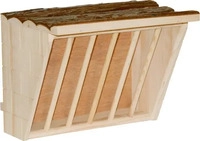 Kerbl Pet Heuraufe XL Nature - L 28 x B 20,5 x H 22 cm