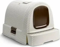 Eco-Friendly Curver Katzentoilette - wei&szlig; (Katzenfutter)