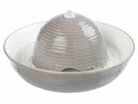 Trixie Keramik Trinkbrunnen Vital Flow 1,5 l, grau / weiß, Katze