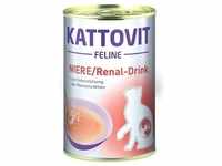12x135 ml Kattovit Drink Niere/Renal mit Huhn Ergänzungsfutter für Katzen
