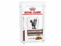 24x 85g Royal Canin Veterinary Feline Gastrointestinal Moderate Calorie in Soße