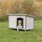 Trixie Natura Trixie Hundeh&uuml;tte Classic: Natura Flachdach-H&uuml;tte - Gr&ouml;&szlig;e M-L: B