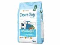 10kg InsectDog hypoallergen Green Petfood Hundefutter trocken - 2kg gratis!
